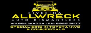 Riverina Allwreck Auto Dismantlers Logo Retire Your Ride Delivery Partner